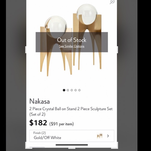 COPY - Nakasa Crystal Balls w/Stands Set of 2, Investment Decorative Pieces, NWT - Picture 3 of 10